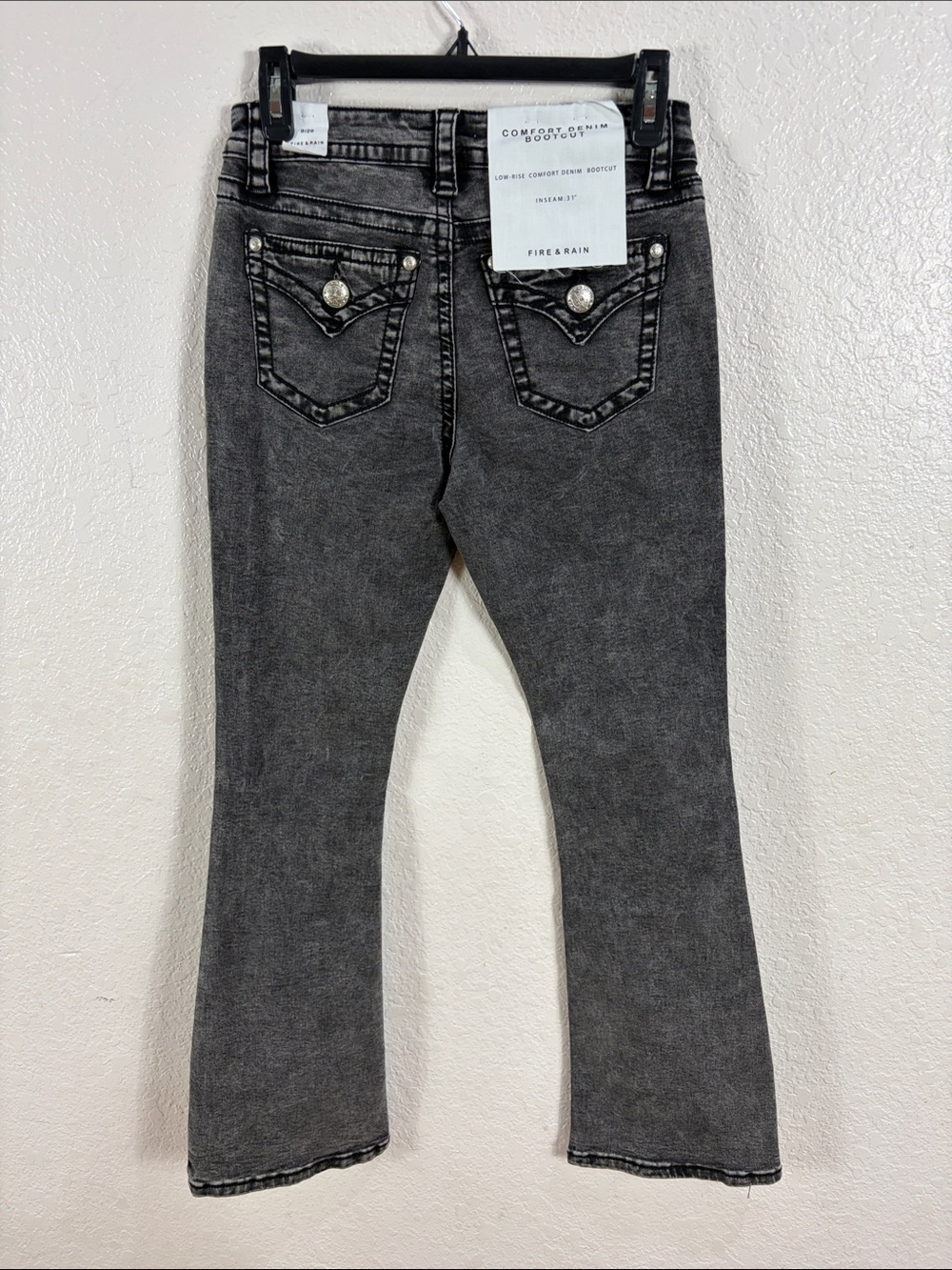 FIRE & RAIN,Size 9/29,Women's Black Comfort Denim Bootcut Jeans